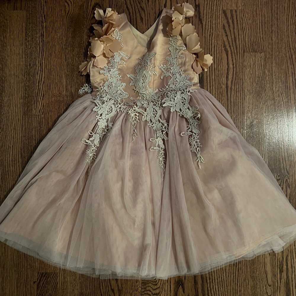 Trish Scully Bianca Dress Gold size 7